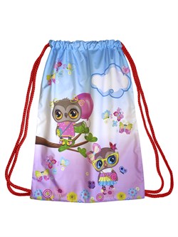 Именной рюкзачок "Совушки" на заказ с именем РюкИмяСов