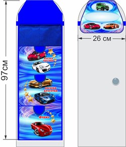 Кармашек в шкафчик "Машинки" 16478